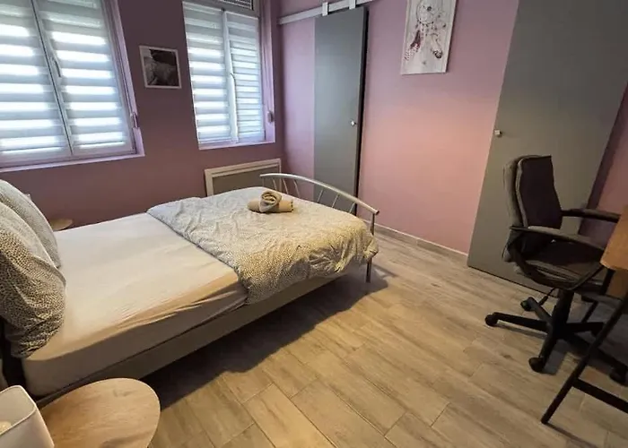 Appartement Le Bleuet, 4p Fully Equipped Arras